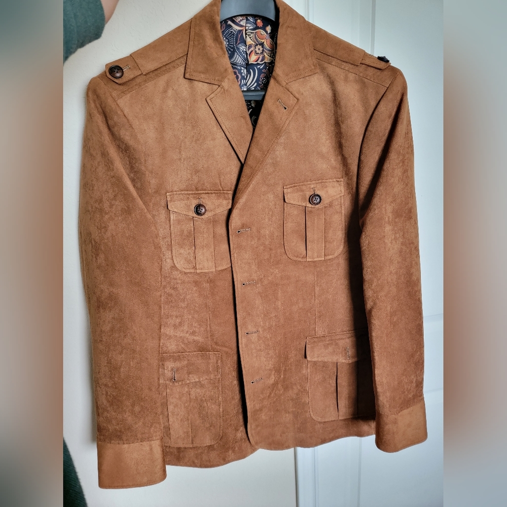 Mens suede jacket
